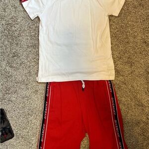 Givenchy Red & white Apparel set
